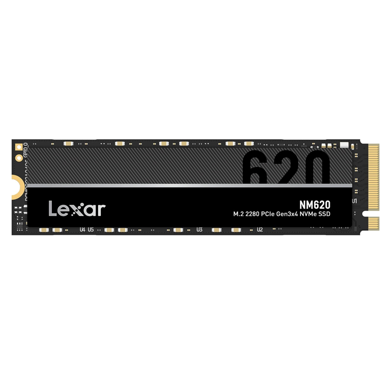 Lexar NM620 1TB High Speed PCIe Gen3x4 NVMe 1.4 Internal SSD with 4 Lanes M.2 Nvme